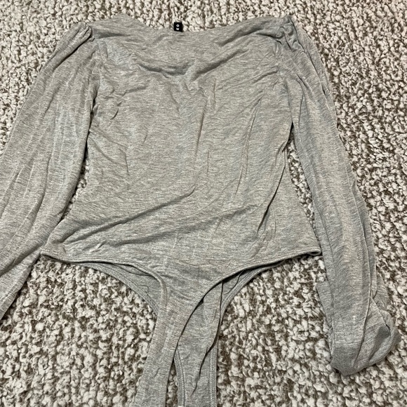 FYEO Gray Long Sleeve Body Suit - Picture 2 of 5